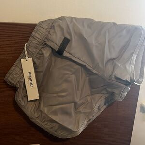 Fear of god essentials nylon taupe shorts Wome’ns Large